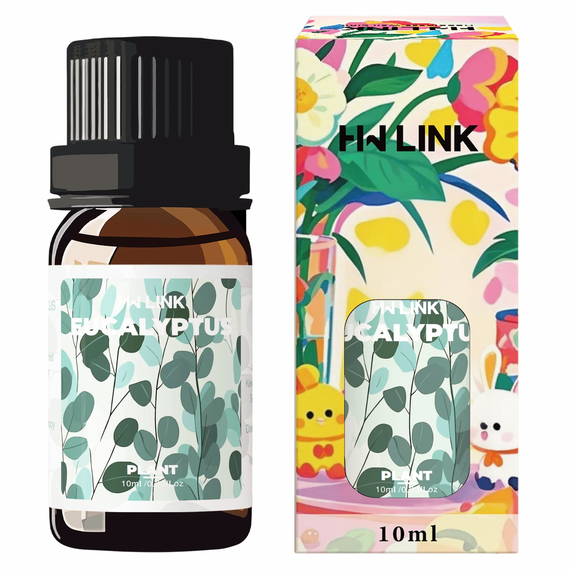 Eucalyptus Essential Oil – 10ml for Diffuser, Skin & Hair Care