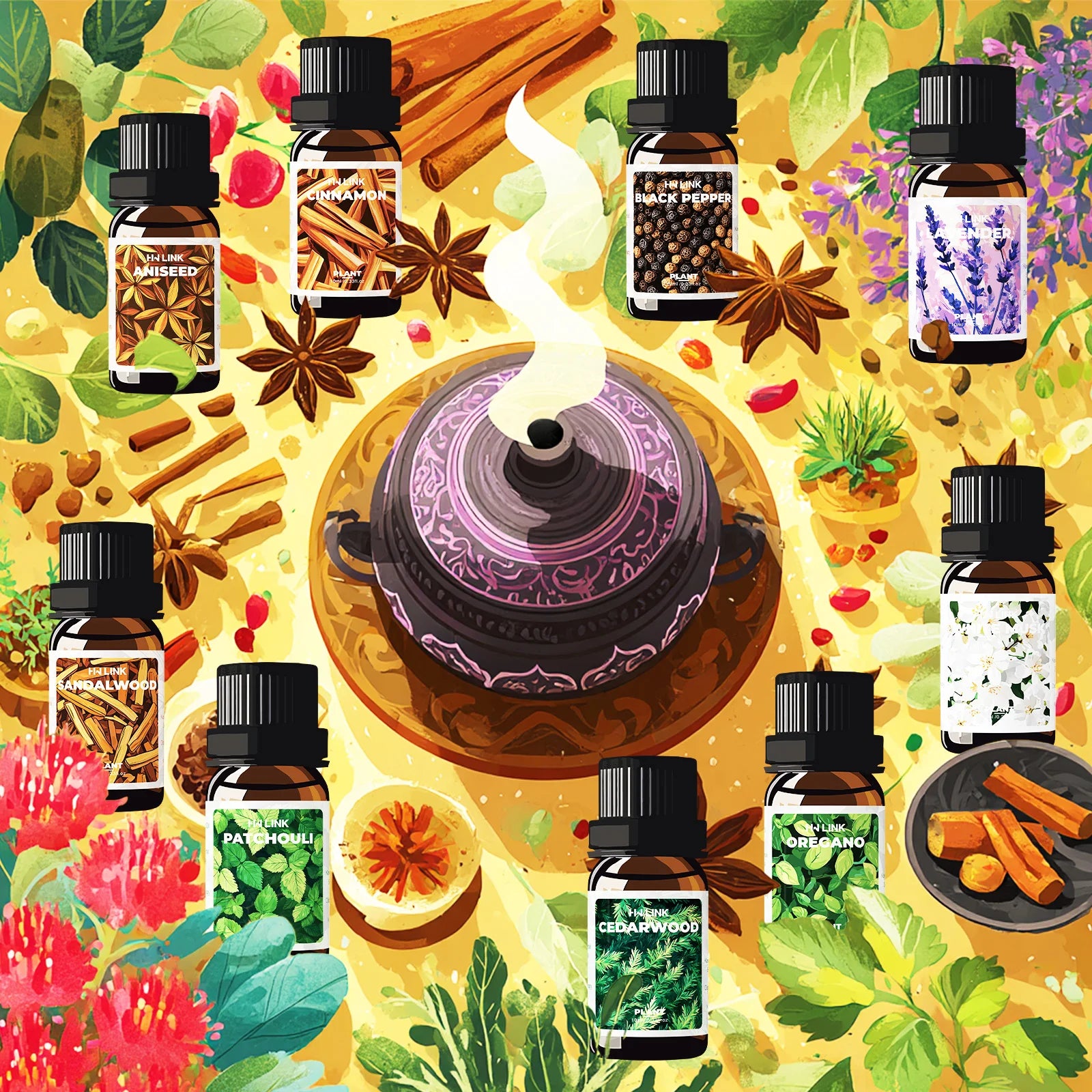 Eucalyptus Essential Oil – 10ml for Diffuser, Skin & Hair Care