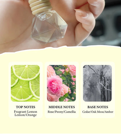 Fragrant woody car air freshener - a long-lasting fragrance suitable for car interiors, suitable for home and car use