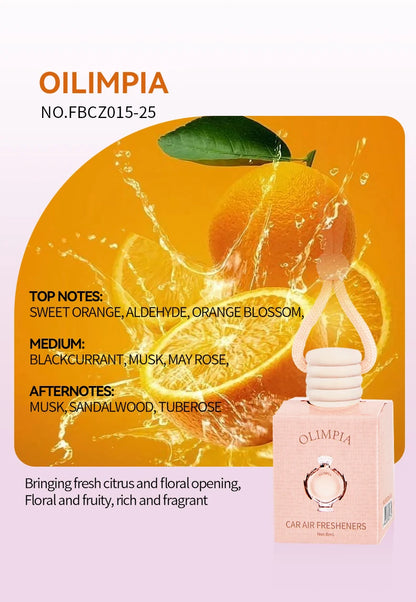 Pink car fragrance car interior accessories, perfume pendant car supplies, fresh air car fragrance