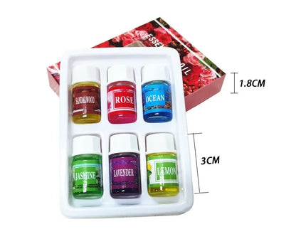 6pcs/set Essential Oils Gift Box Aroma Diffuser Air Humidifier Wate...