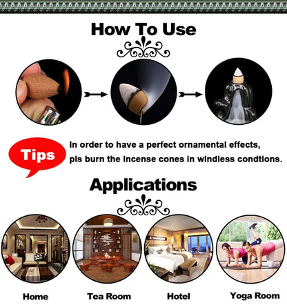 120Pcs/Box Incense Sticks Sandalwood Agilawood Air Fragrance for Ar... - 100ml