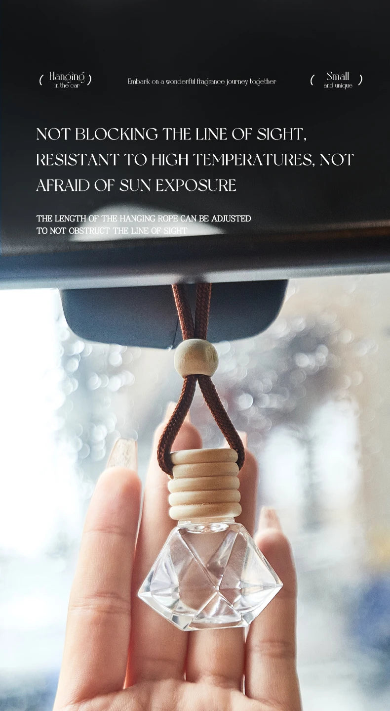 Fragrant woody car air freshener - a long-lasting fragrance suitable for car interiors, suitable for home and car use