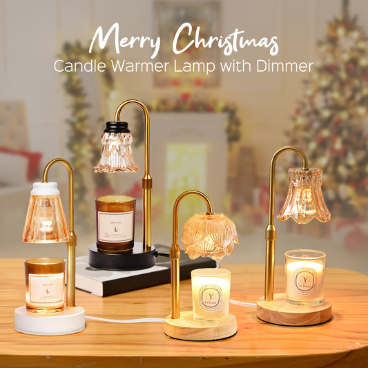 Candle Warmer Lamp 2-Pack Adjustable Fragrance Wax Heater