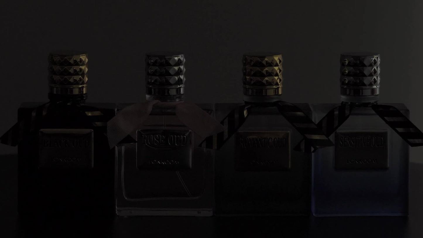 LONKOOM Black OUD Perfume - Eau De Toilette, Woody Scent