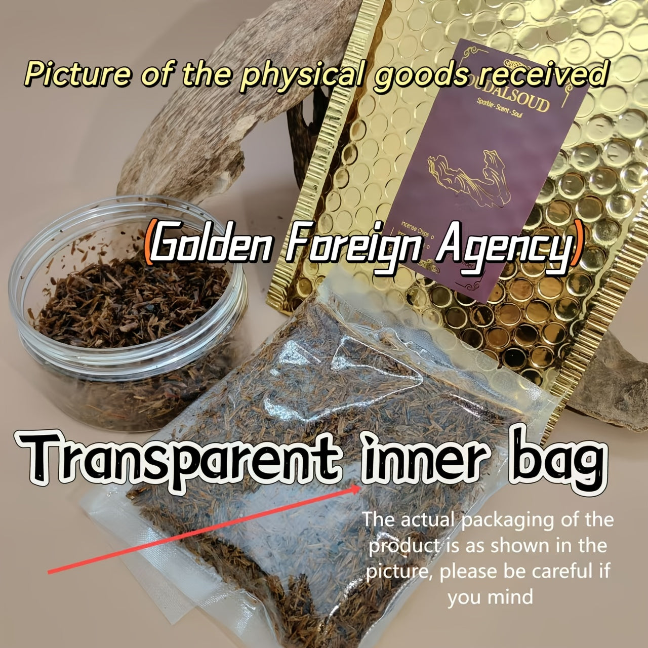 80g OUD/Sandalwood Bakhoor - 100ml