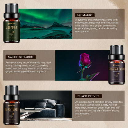 Mens Essential Oils Set, Men Scents Fragrance Oil, Essential Oils f... - 10ml