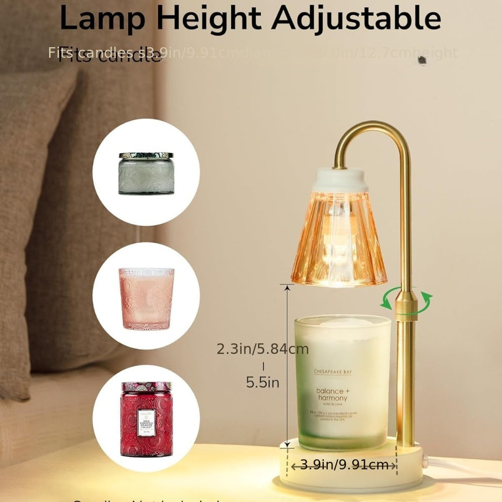 Candle Warmer Lamp 2-Pack Adjustable Fragrance Wax Heater