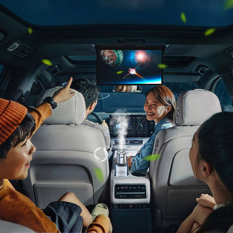 Car Mounted Intelligent Fragrance Spray Perfume Essential Diffuser Oil Portable Fragrance Car Humidifier Bedside Accessorie
